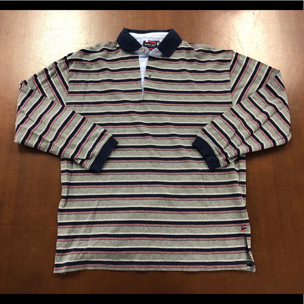 Vintage Bugle Boy Classic Men’s M LS Polo Shirt